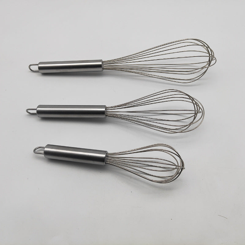Manual Silicone Egg Beater with 6 Wires for Egg Whites