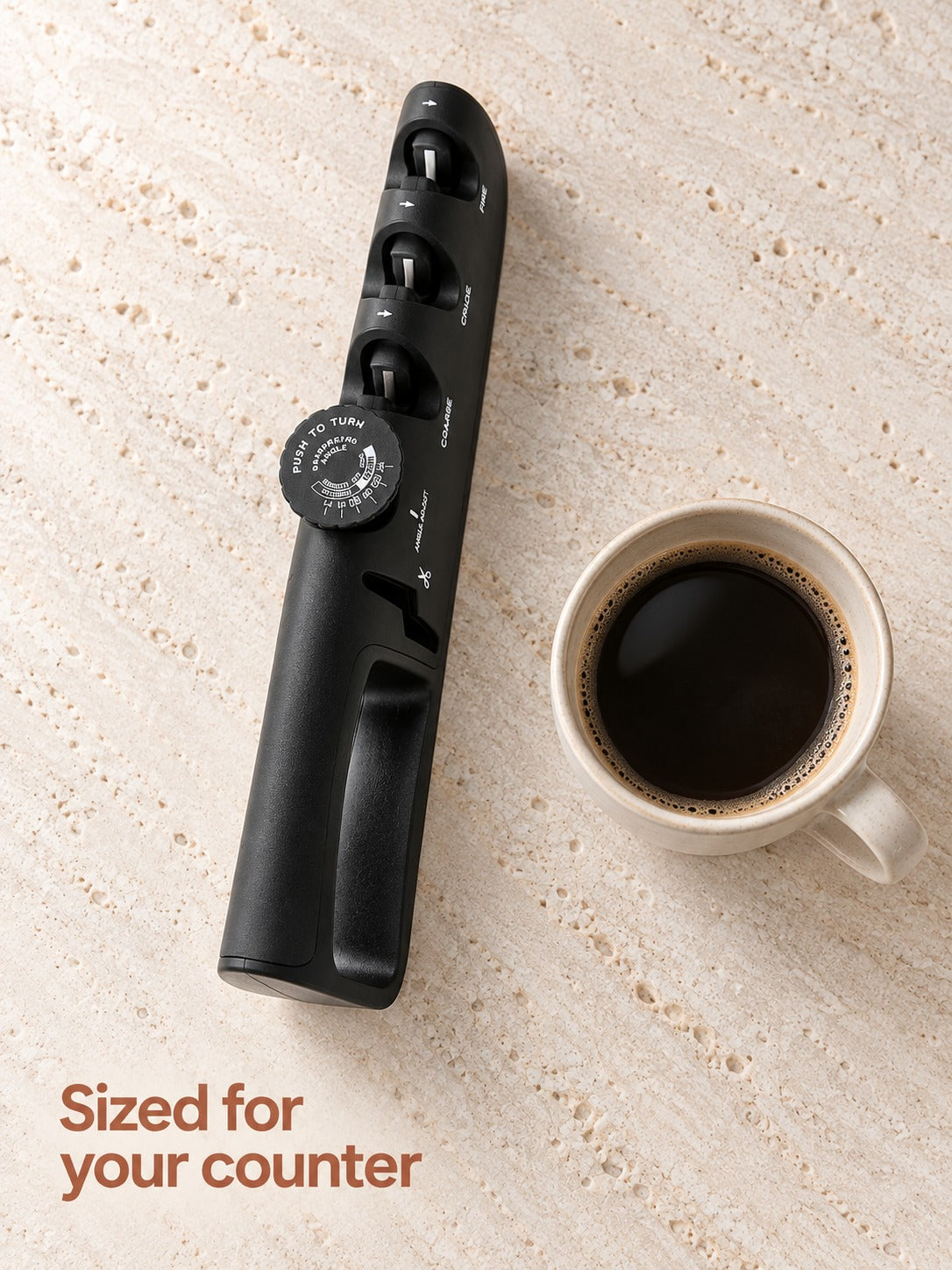 Manual Knife Sharpener, 4 Stages & Adjustable Angles