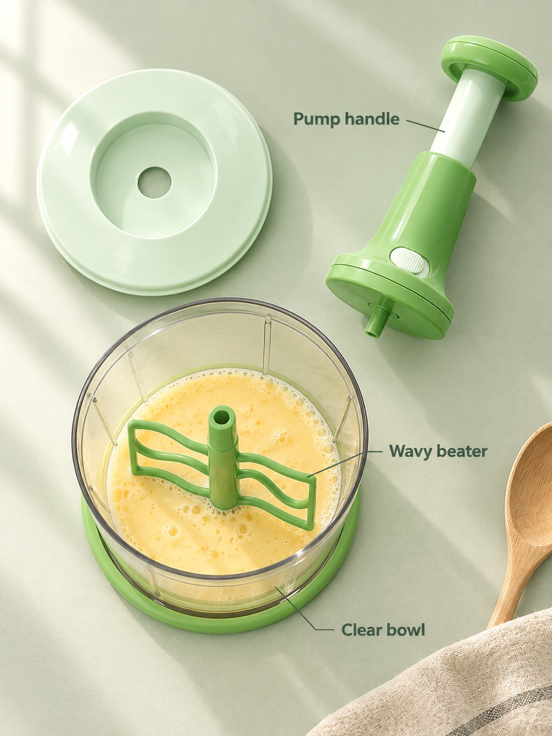 Manual Meat Grinder & Garlic Chopper for Dumplings