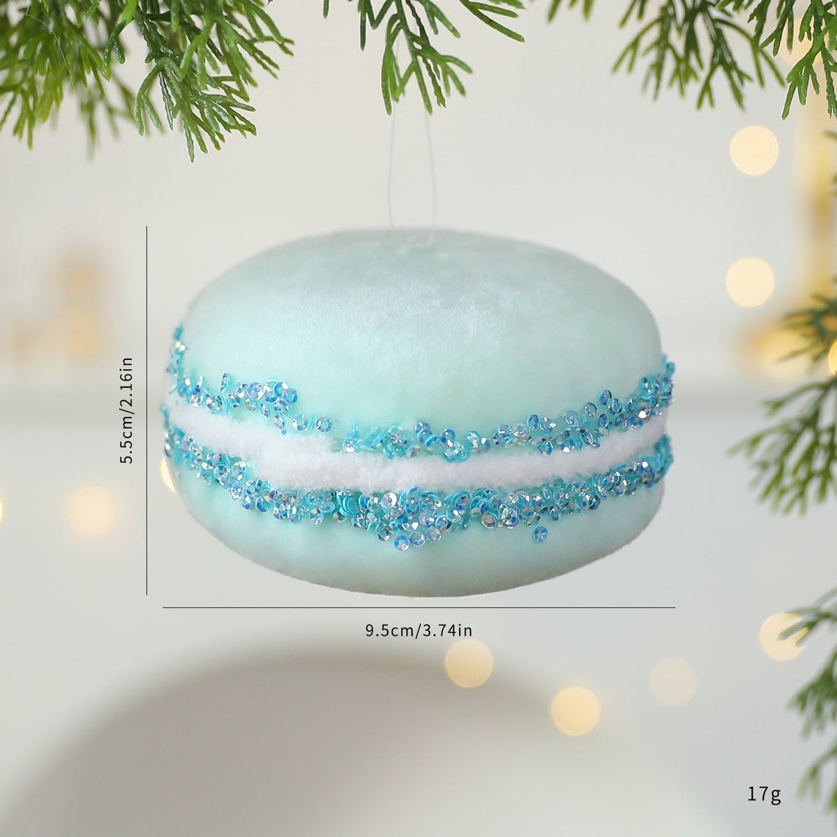Macaron Christmas Ornaments for Whimsical Pastel Décor