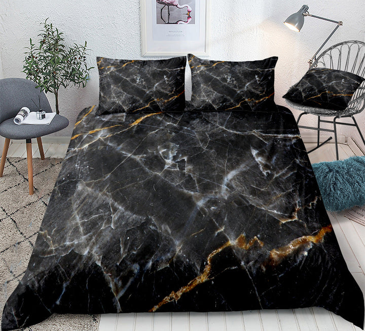 Marble Quilt Cover Set for Instant Designer Bedrooms