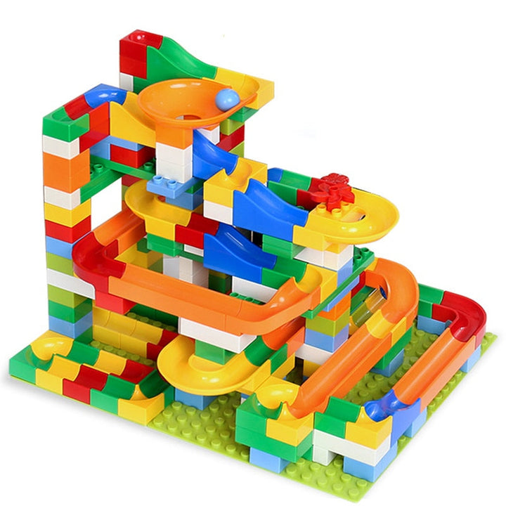 Marble Run Building Blocks for Creative Race Track Play