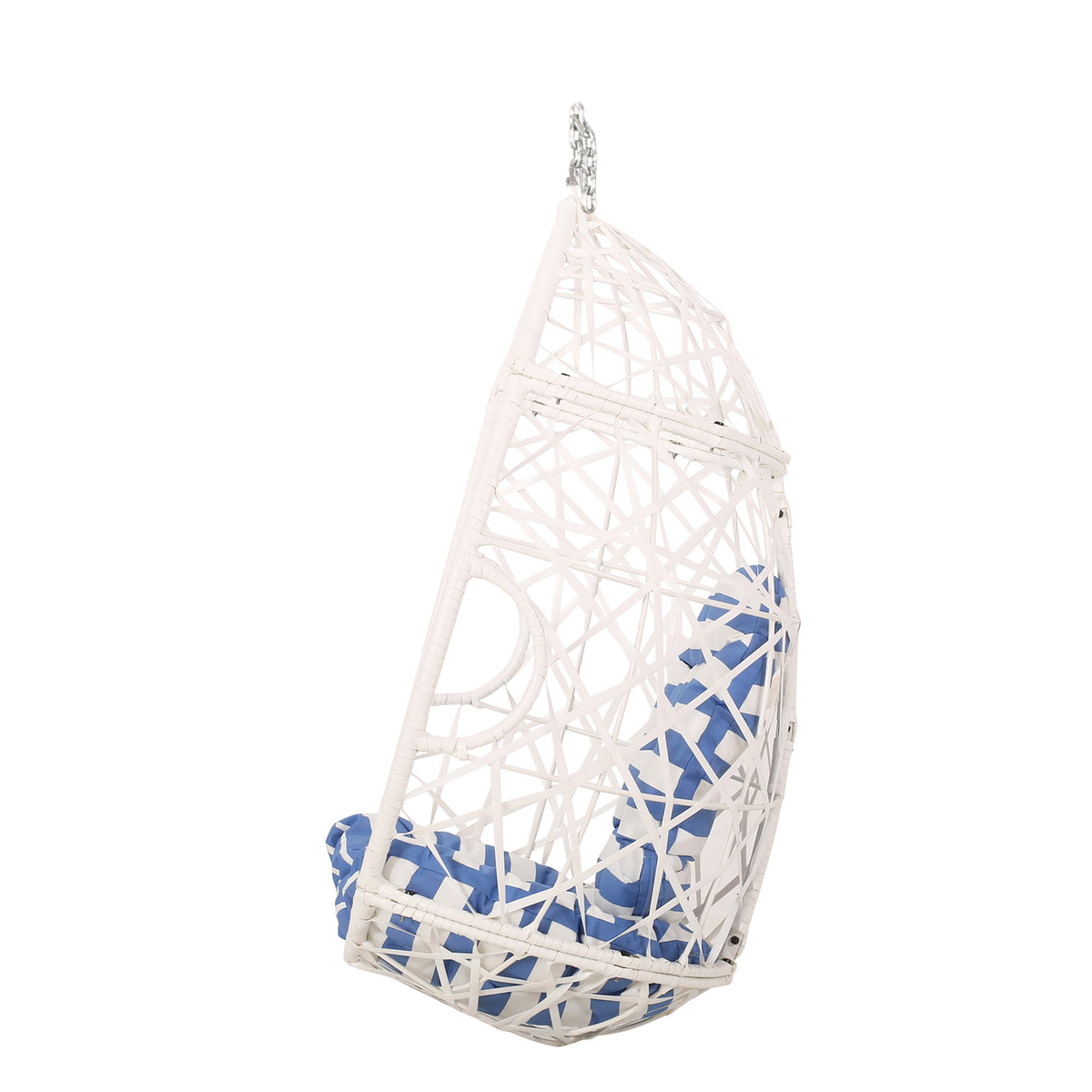 Hanging Egg Chair for a Cozy Porch or Patio Retreat