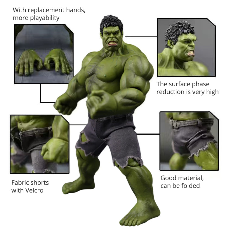 Hulk Action Figure With Poseable, Realistic Detail
