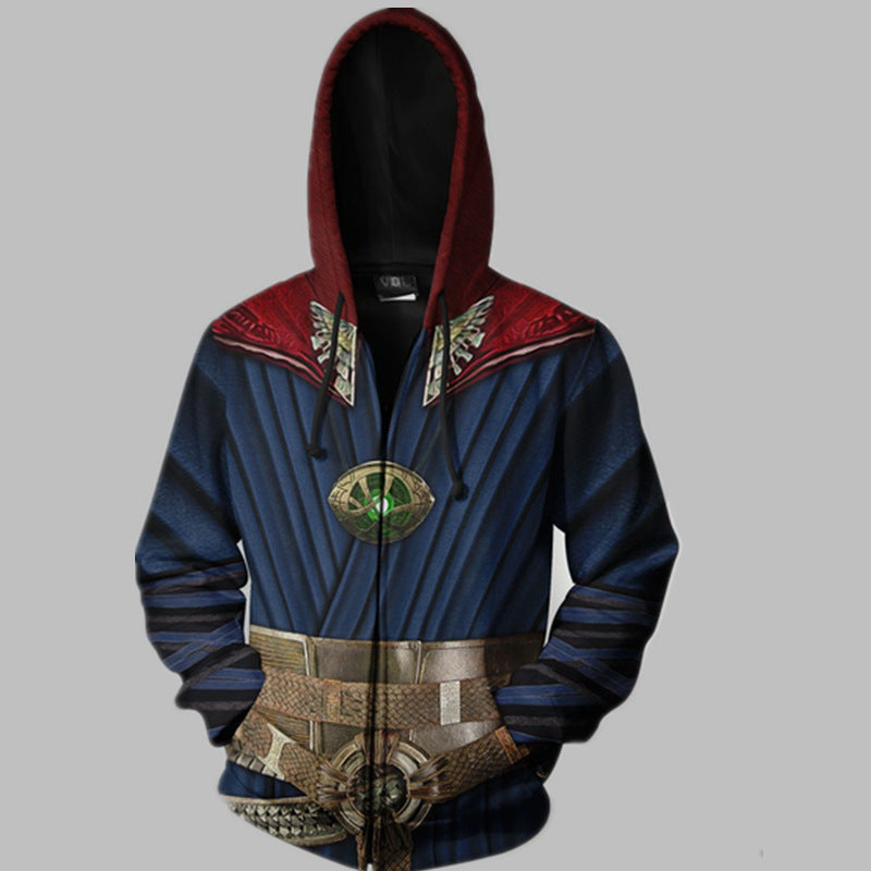 Doctor Strange Costume Hoodie for Casual Cosplay Fans