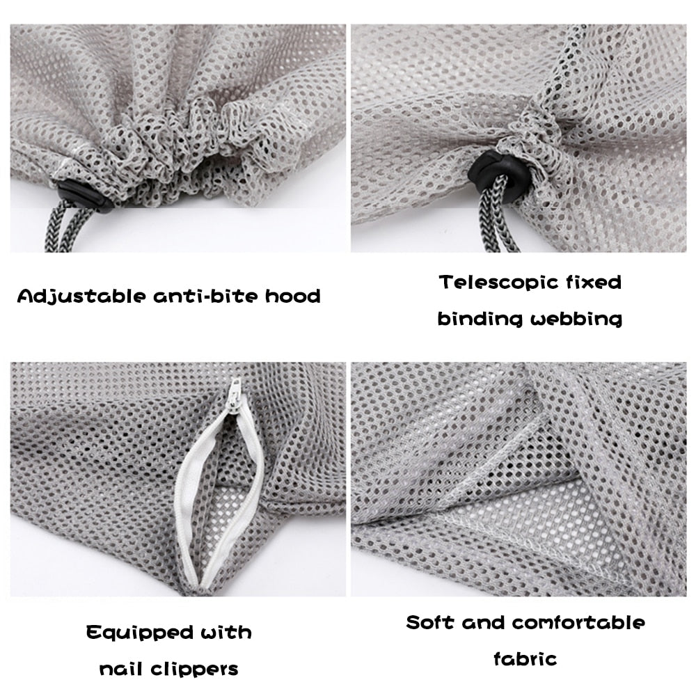 Cat Grooming Restraint Bag for Safer Nail Trims