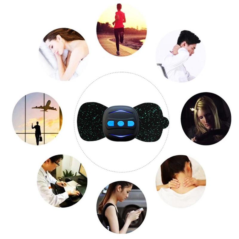 Portable Neck Massager Patch for On-the-Go Relief