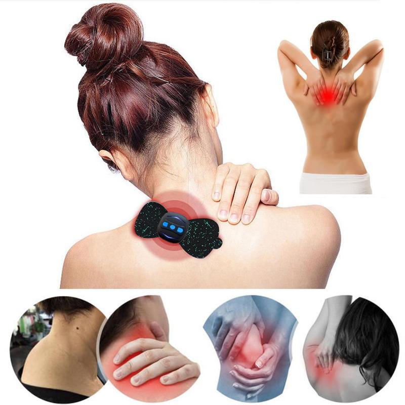 Portable Neck Massager Patch for On-the-Go Relief