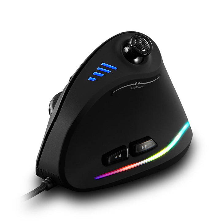 Vertical Gaming Mouse with Joystick Control and 10000DPI
