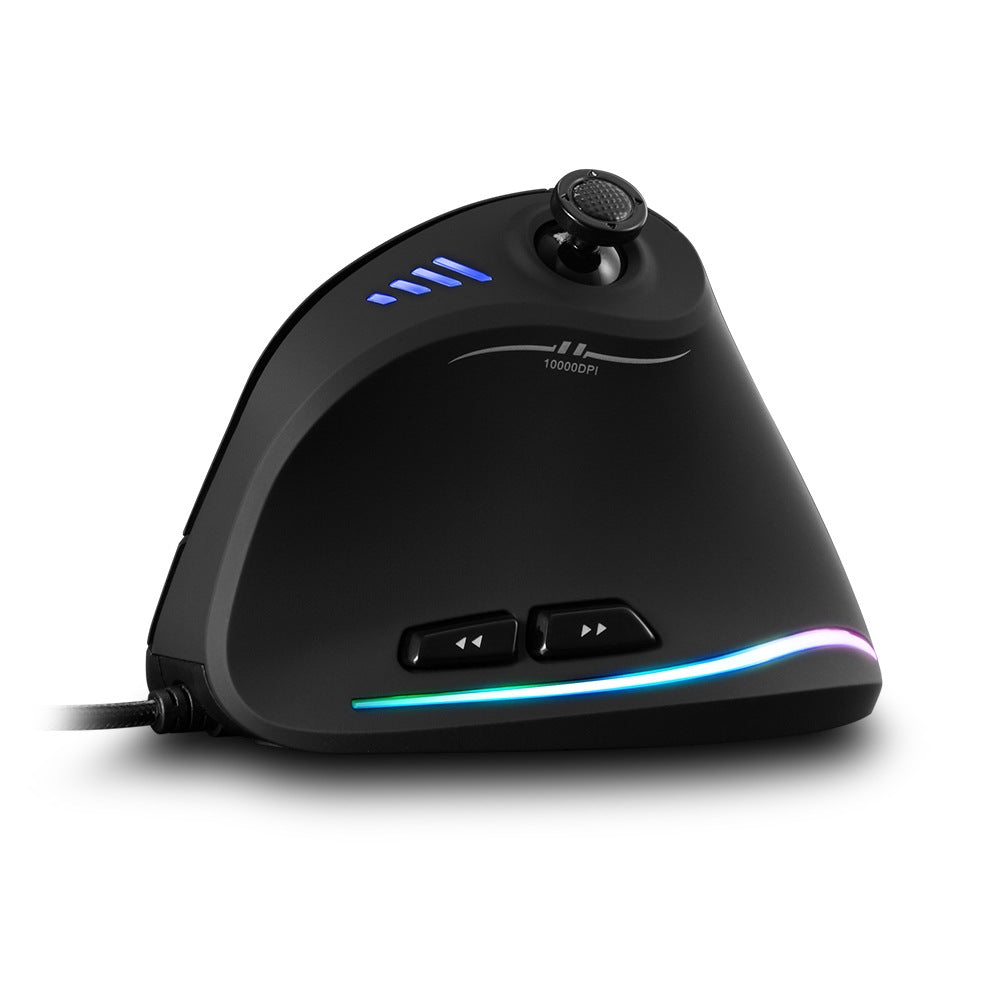 Vertical Gaming Mouse with Joystick Control and 10000DPI
