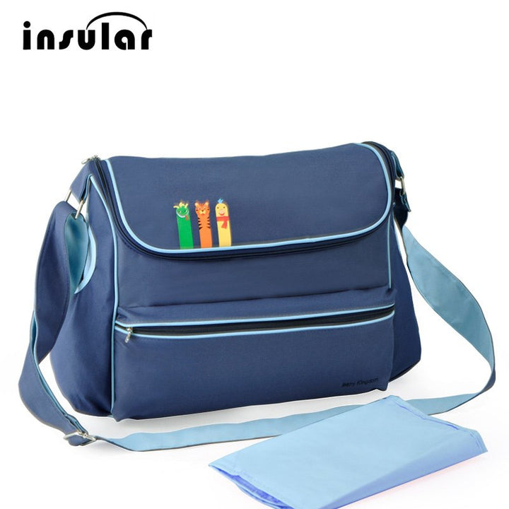 Large-Capacity Diaper Bag With Organized Baby Storage