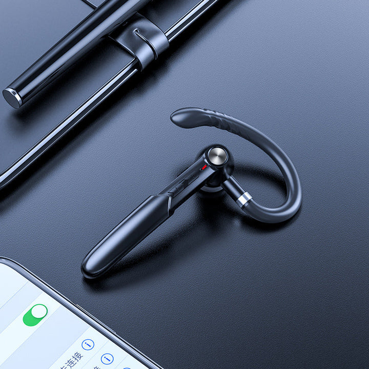 Single-Ear Bluetooth 5.0 Headset with Rotating Ear Hook
