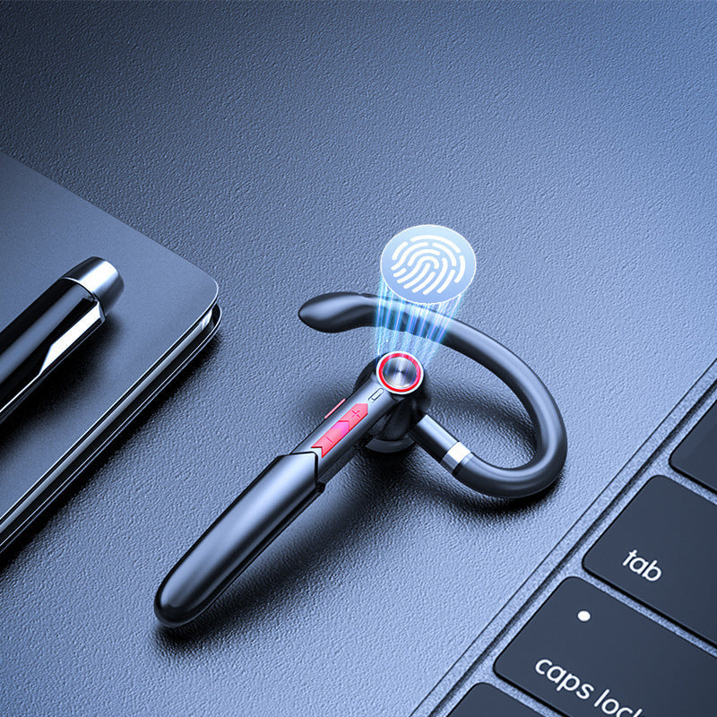 Single-Ear Bluetooth 5.0 Headset with Rotating Ear Hook