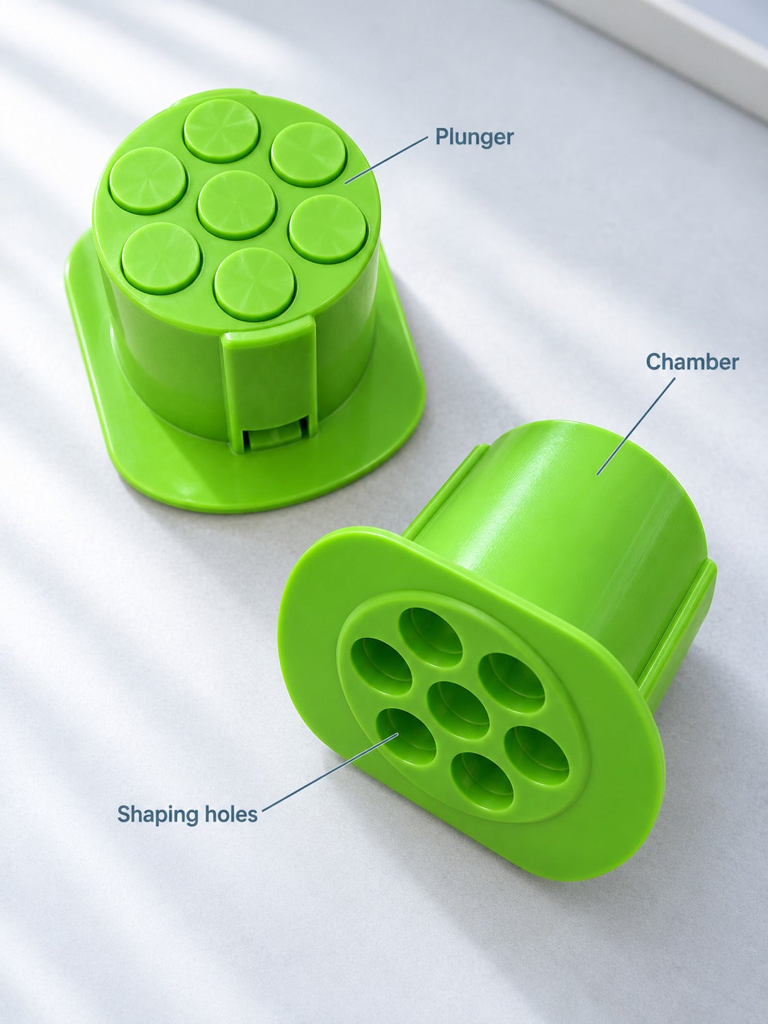 Meat Strip Press: Shape 7 Cevapcici Strips in One Squeeze