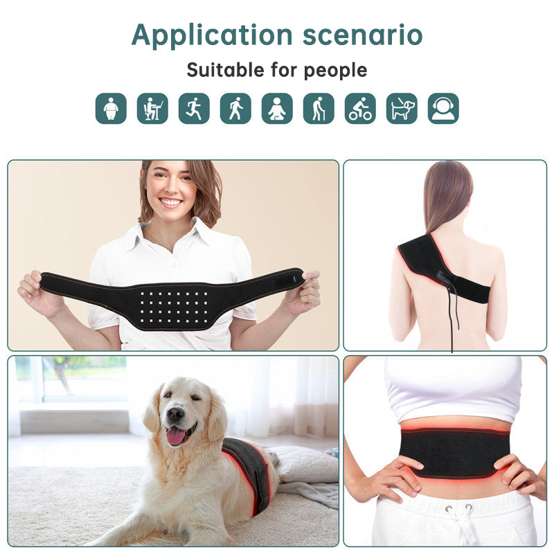 Red Light Therapy Wrap for Neck & Back Pain Relief
