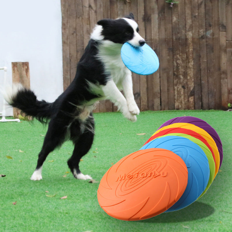 Dog Frisbee Toy for Floating Fetch and Active Training