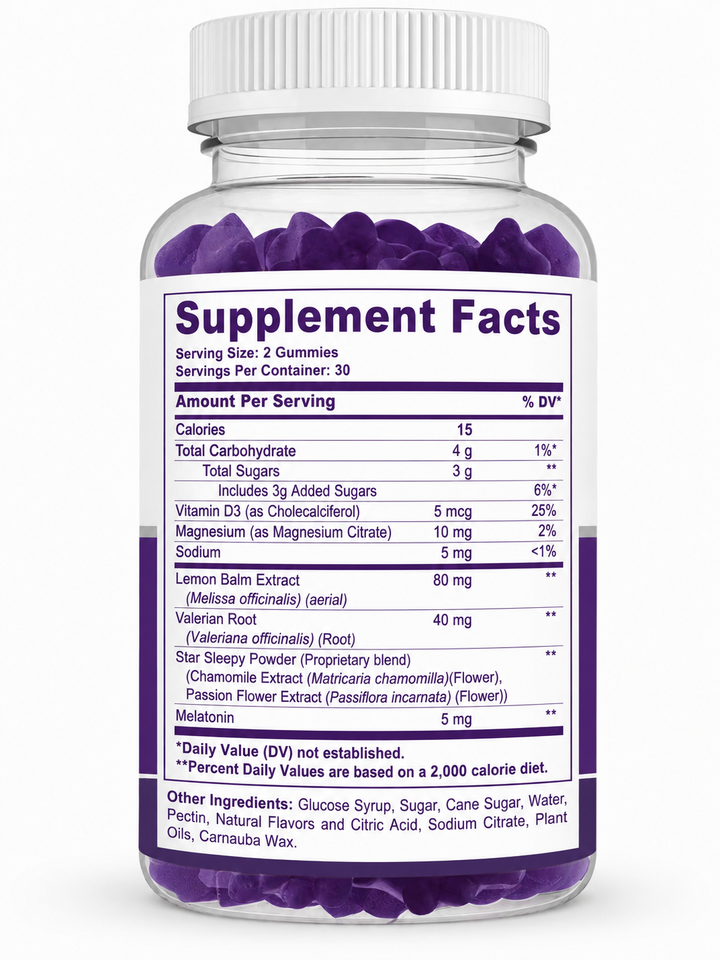 Melatonin Sleep Gummies – Fall Asleep Faster, Stay Asleep