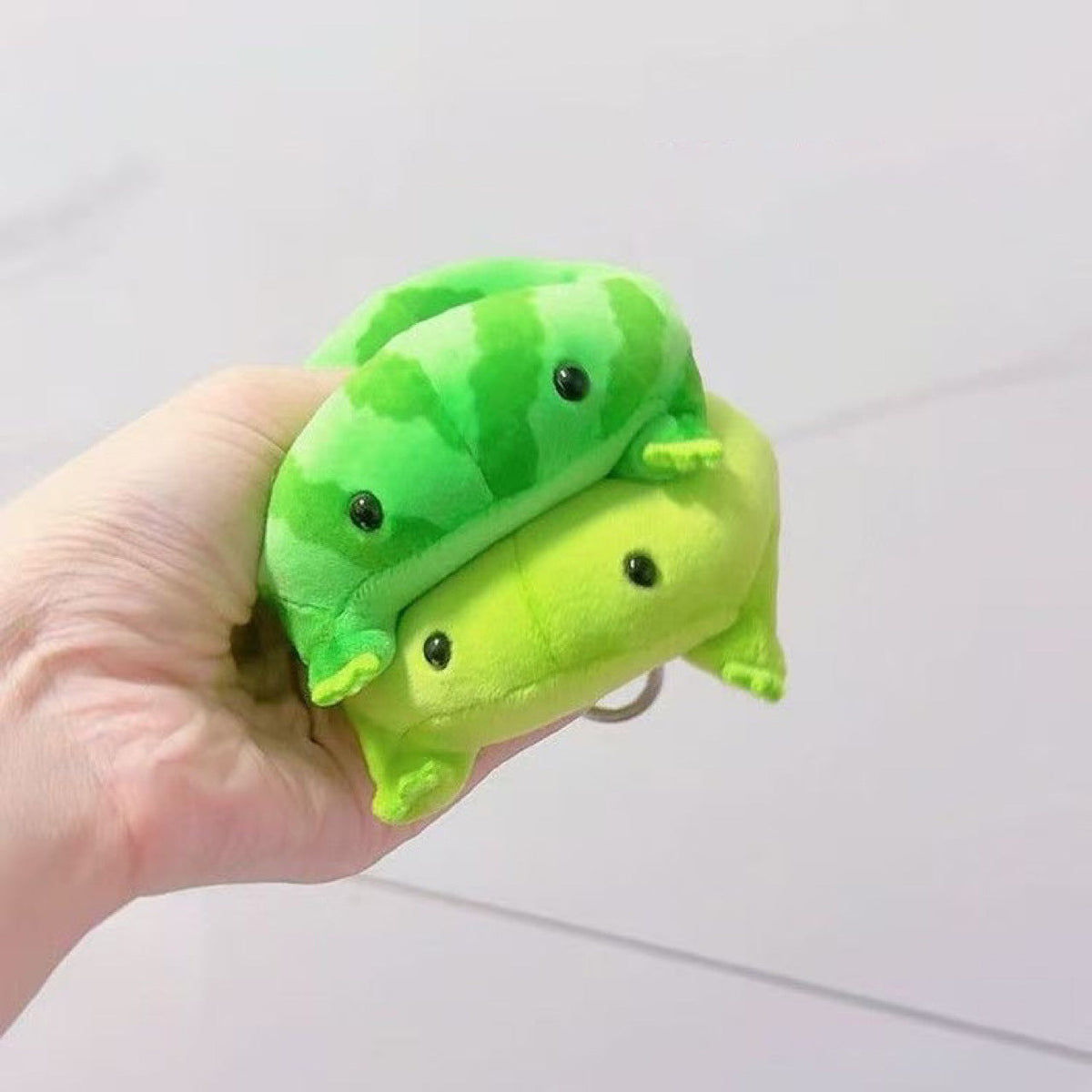 Melon Frog Mini Plush Doll for Cute Desk Comfort Gift