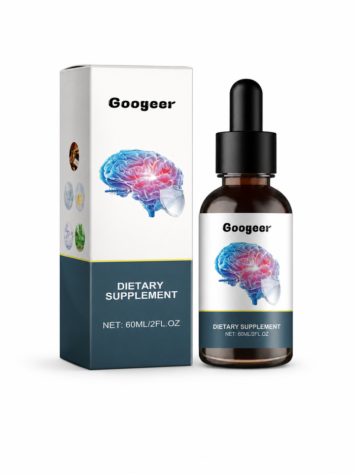 Liquid Memory Support Drops — Enhanced Concentration & Recall