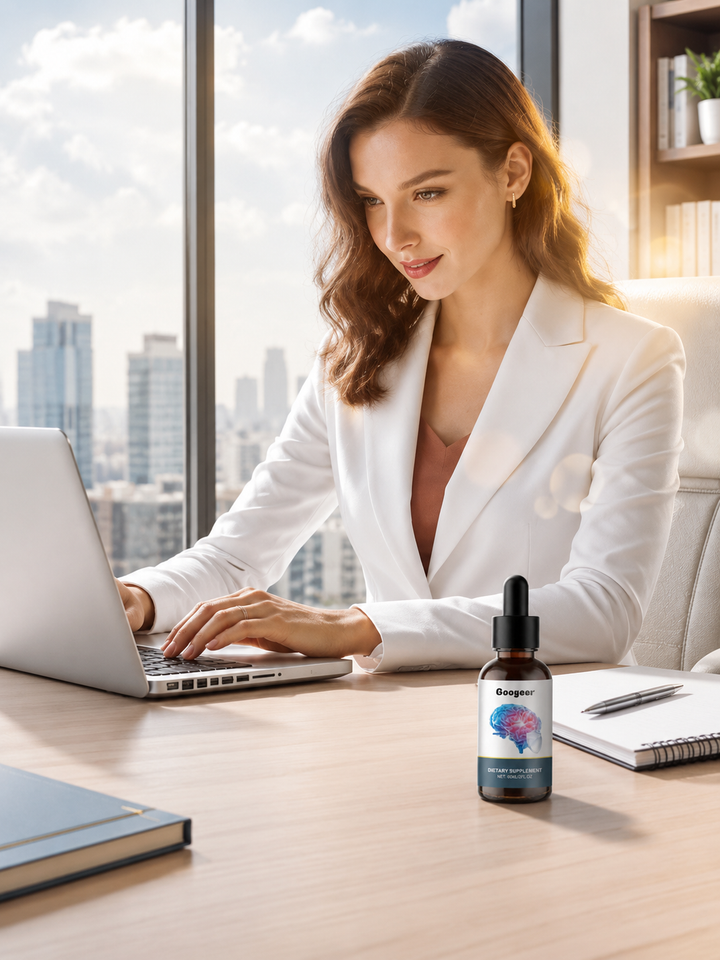 Liquid Memory Support Drops — Enhanced Concentration & Recall