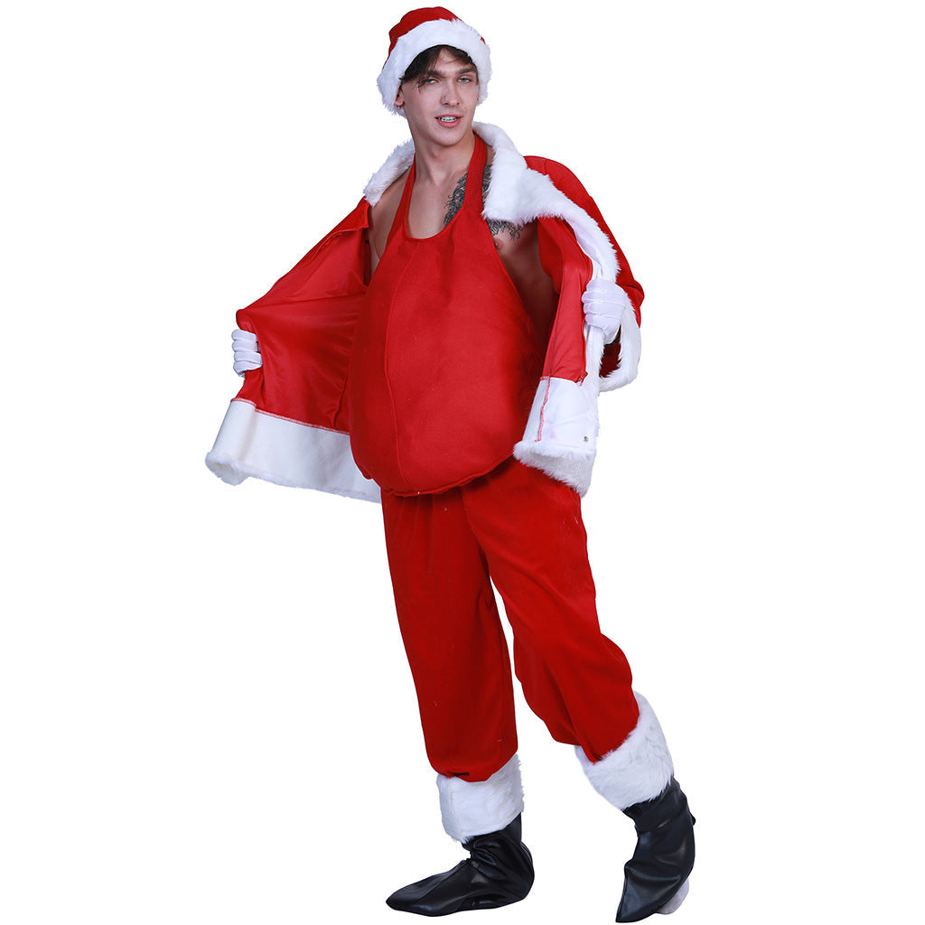 Santa Belly Costume Prop for Full Classic Silhouette