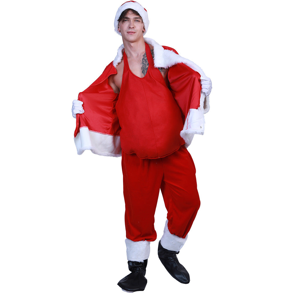 Santa Belly Costume Prop for Full Classic Silhouette