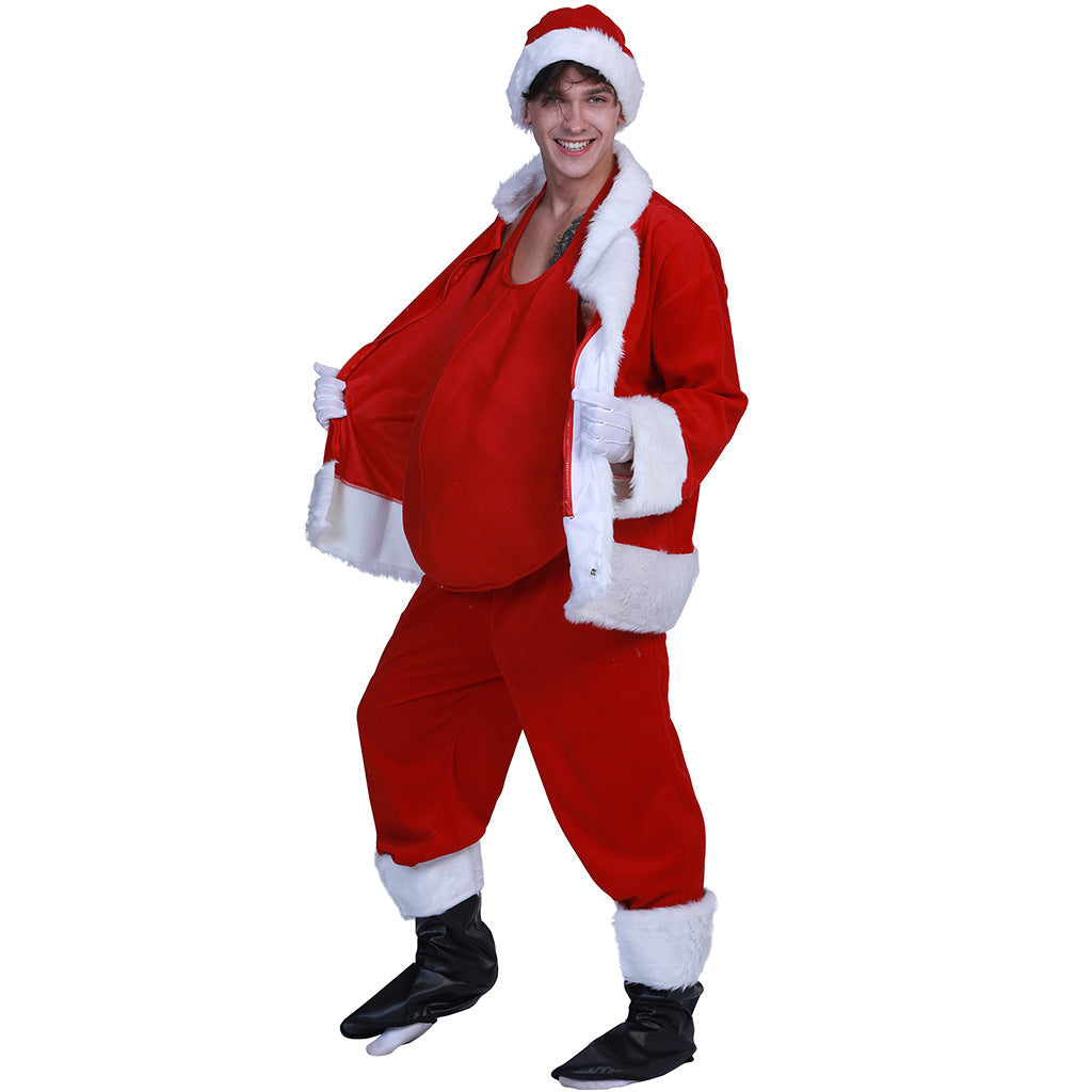 Santa Belly Costume Prop for Full Classic Silhouette