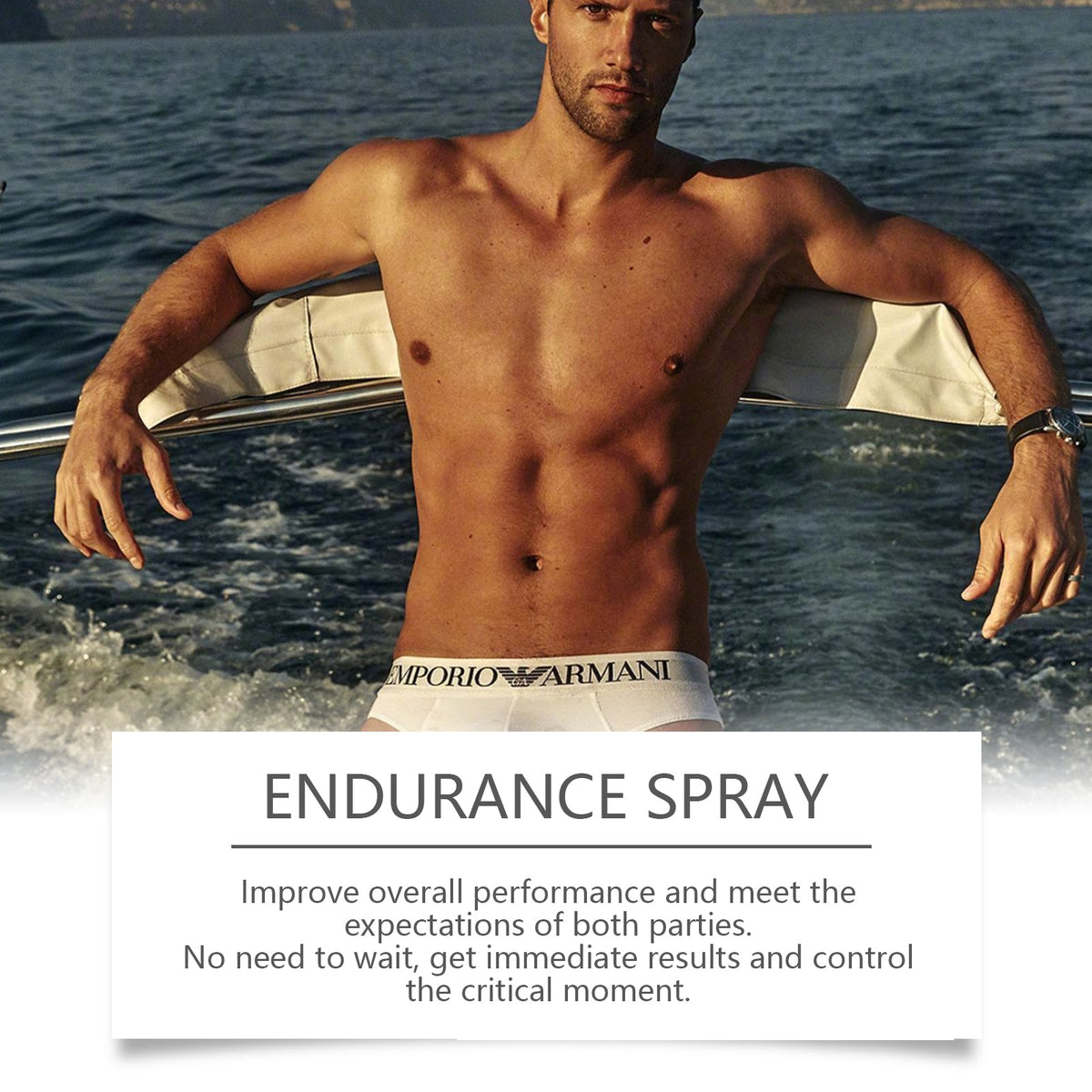 Men's Endurance Body Spray with Ginseng and Maca, 30ml