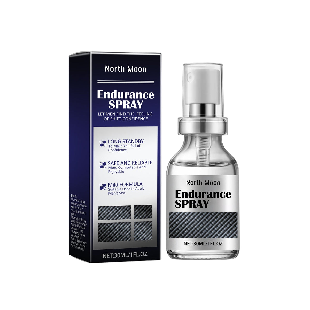 Men's Endurance Body Spray with Ginseng and Maca, 30ml