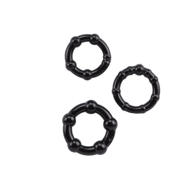 Men's Silicone Resistance Rings for Varied Stimulation