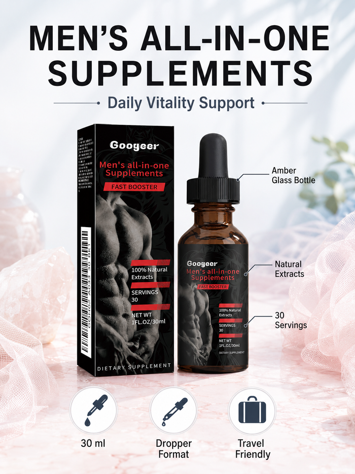 Men's All-in-One Supplement — Boost Energy & Endurance