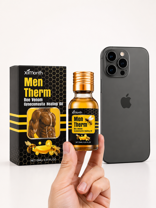 Men’s Chest Firming Oil – Bee Venom Contouring for Definition