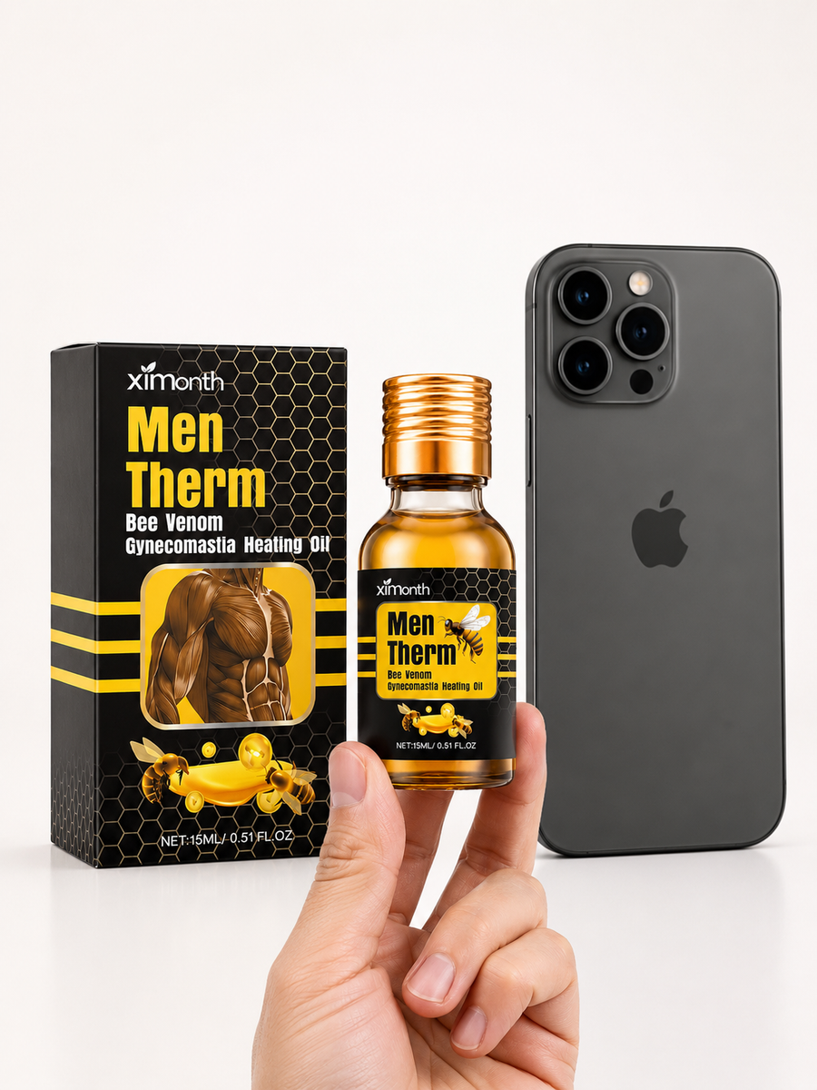 Men’s Chest Firming Oil – Bee Venom Contouring for Definition