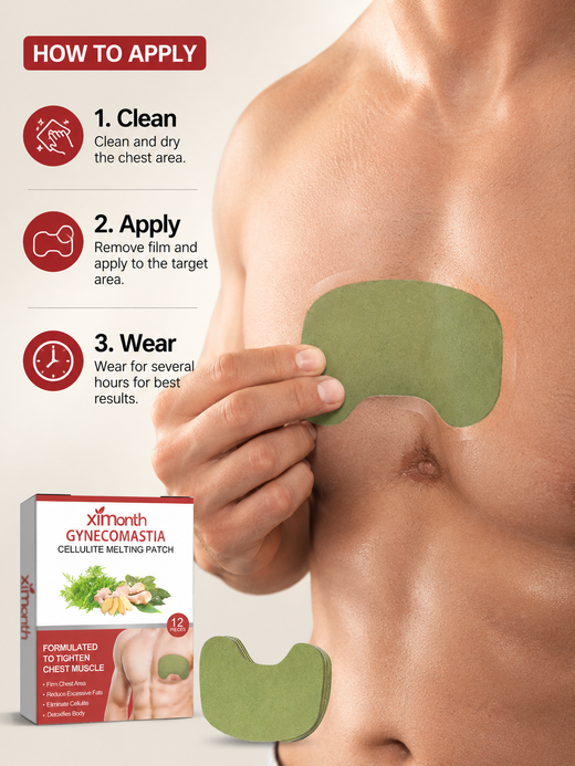 Men’s Chest Firming Patch — Reduces Gynecomastia