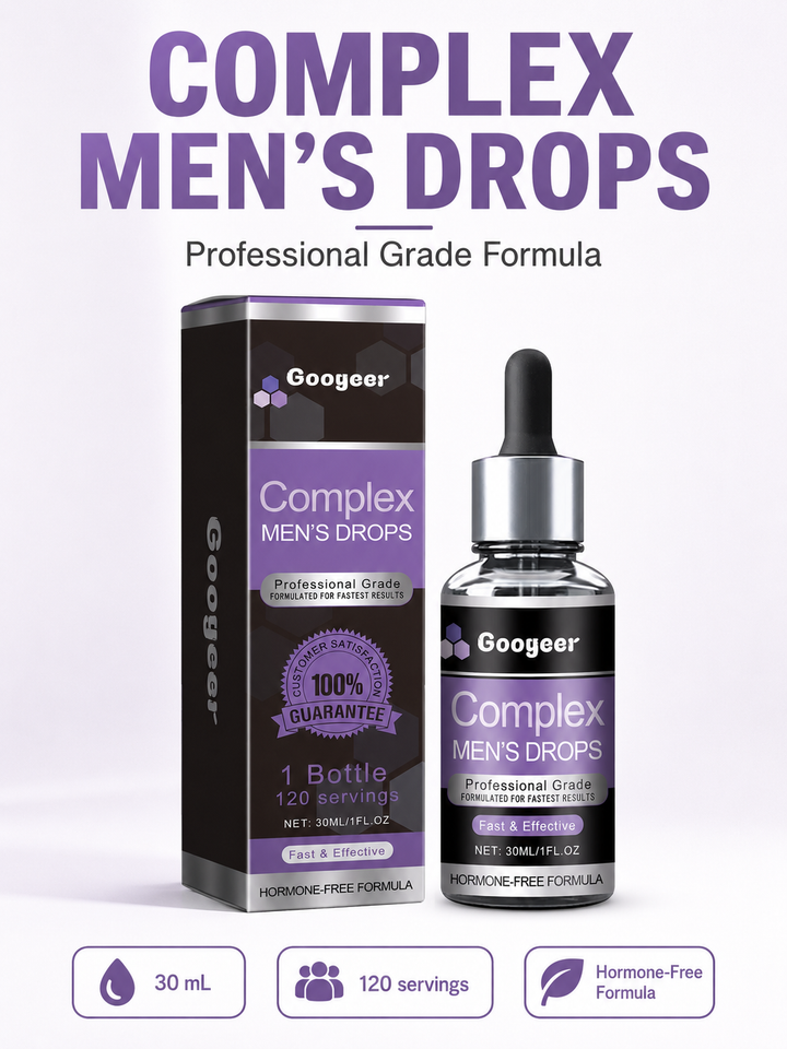 Complex Men's Drops — Hormone-Free Formula for Stamina
