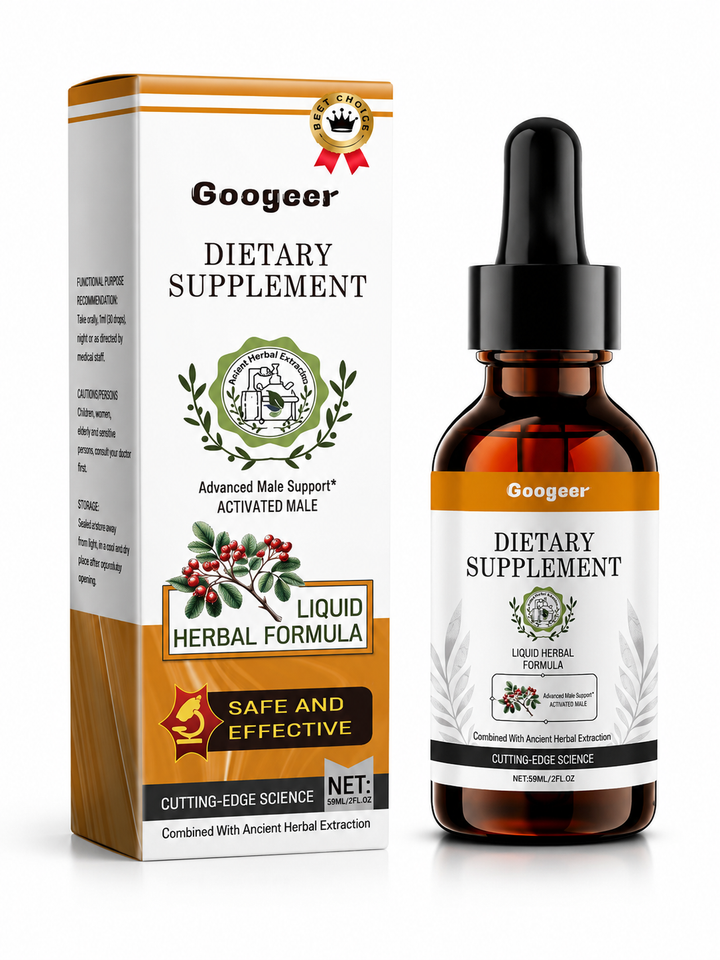 Men's Energy Supplement Drops — Boost Vitality & Mental