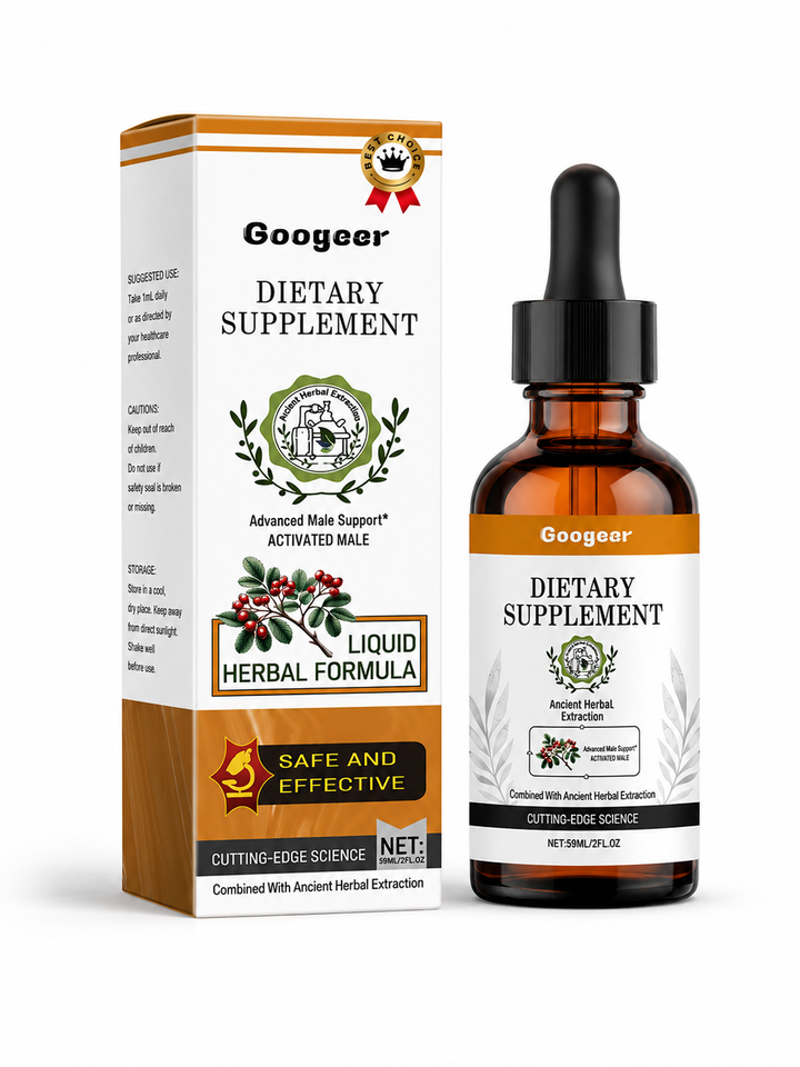 Men's Energy Supplement Drops — Boost Vitality & Mental