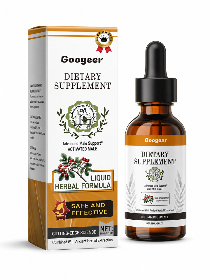 Men's Energy Supplement Drops — Boost Vitality & Mental