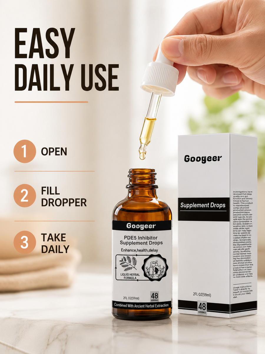 Men’s Enhancement Drops — Natural PDE5 Inhibitor