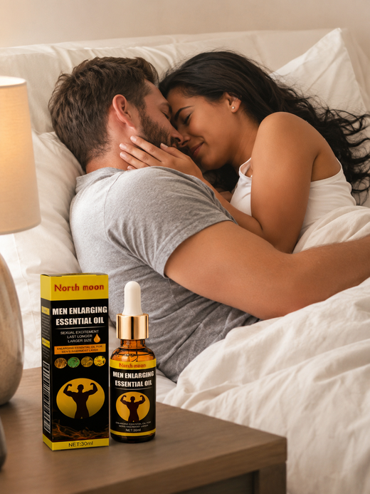 Men's Enlarging Massage Oil — Last Longer, Feel Bigger