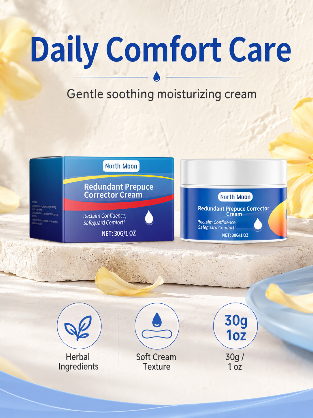 Men's Herbal Intimate Repair Cream – Soothing Moisturizer