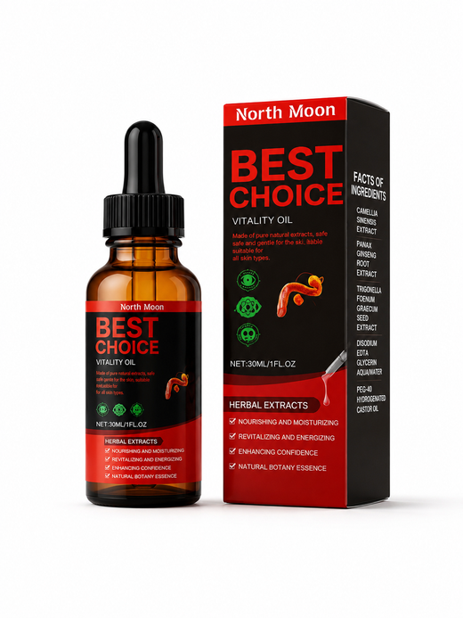 Men's Vitality Oil — Herbal Endurance & Confidence Boost