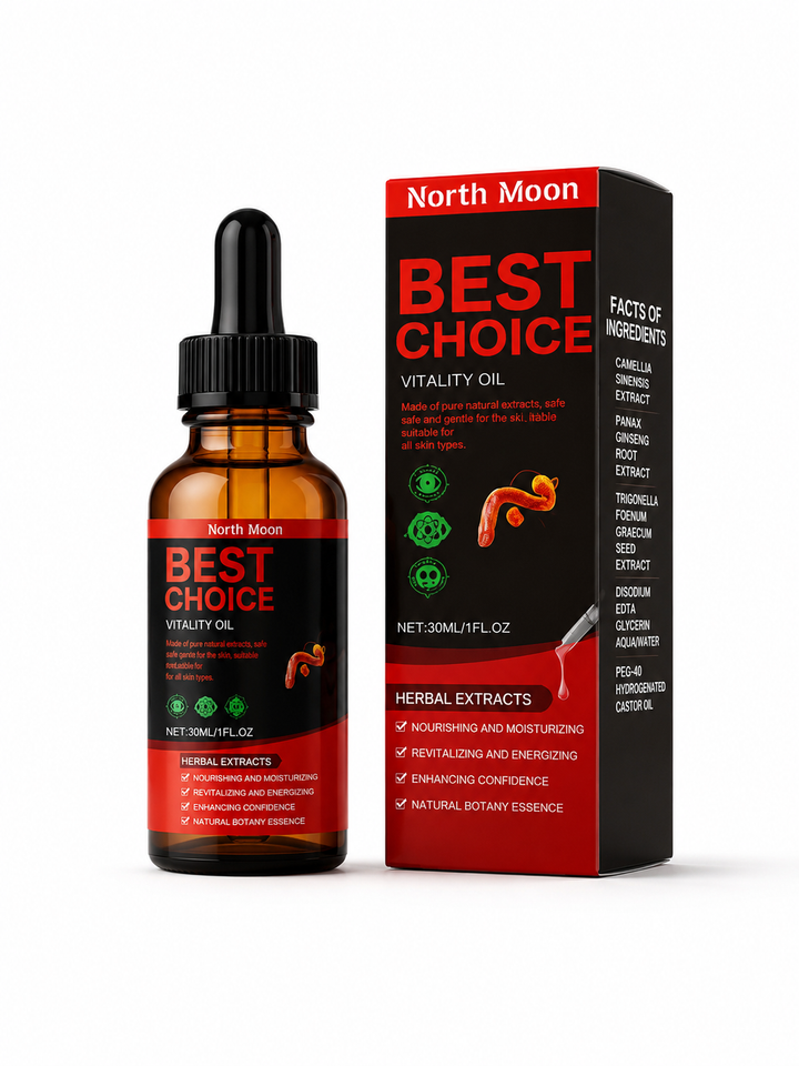 Men's Vitality Oil — Herbal Endurance & Confidence Boost