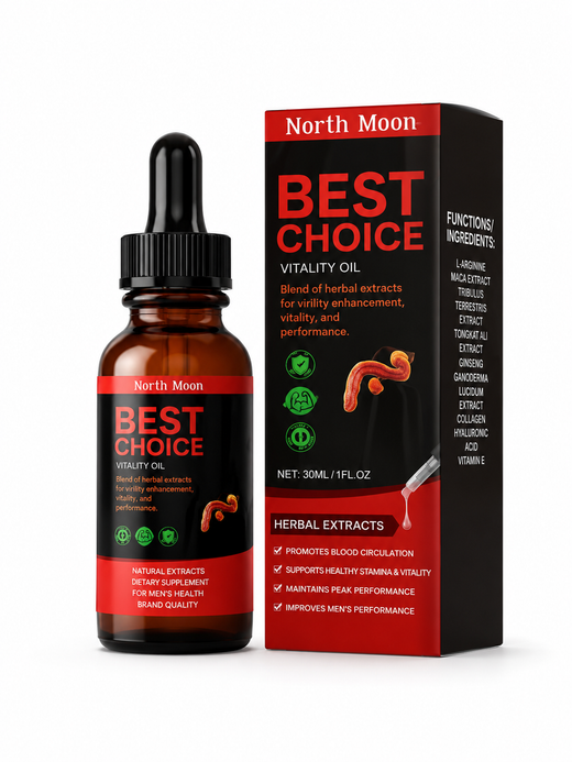 Men's Vitality Oil — Herbal Endurance & Confidence Boost