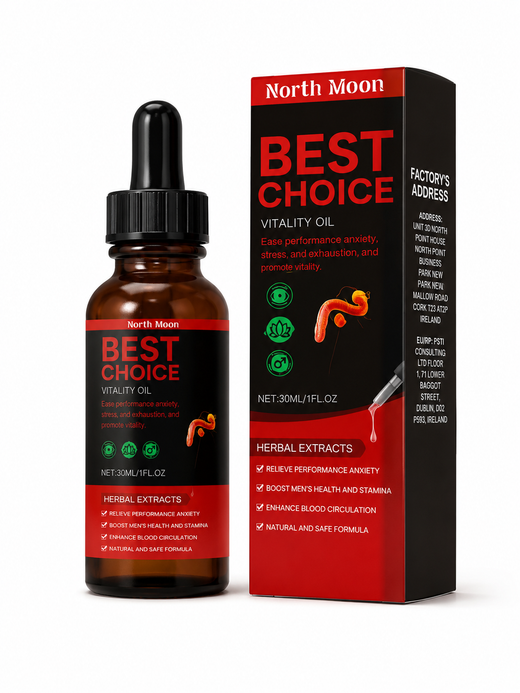 Men's Vitality Oil — Herbal Endurance & Confidence Boost