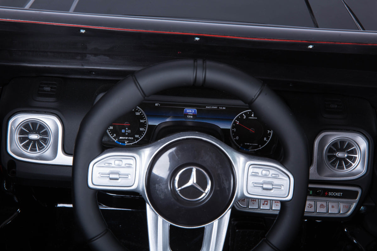 Mercedes-Benz G63-Style 12V Ride-On Car With Remote