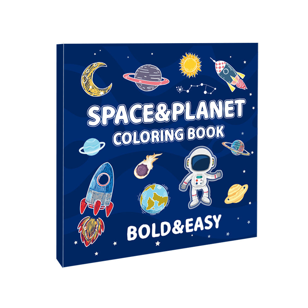 Christmas Coloring Book for Kids: 40 Bold Easy Sheets