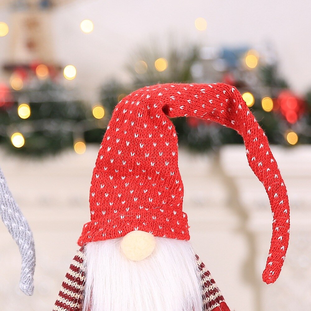 Christmas Wine Bottle Covers Santa Snowman Set of 2