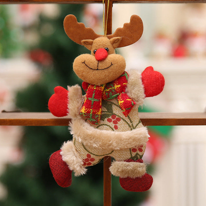 Plush Christmas Ornaments Set for a Cozy Tree Display