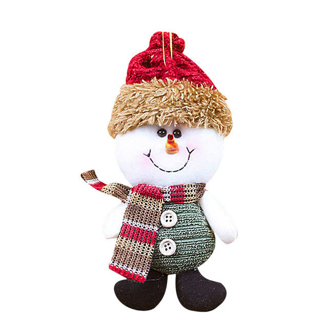 Plush Christmas Ornaments Set for a Cozy Tree Display